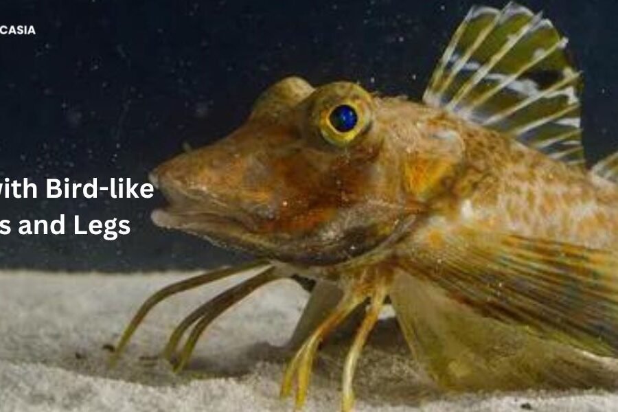 Meet the Fish with Bird-like Wings and Legs for Tasting the Seafloor