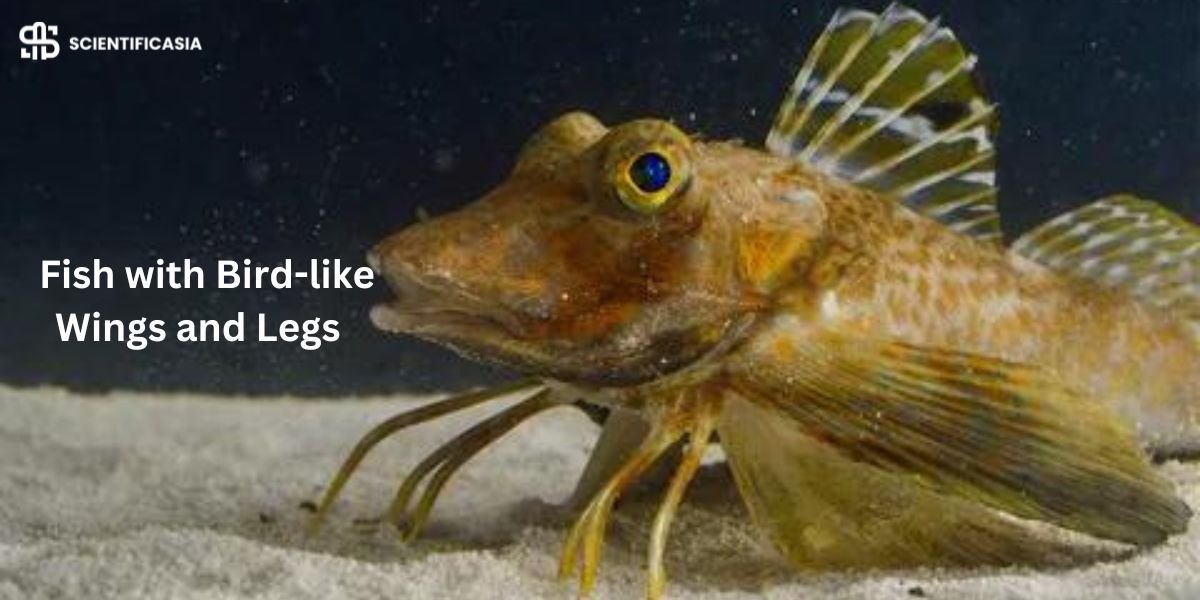 Meet the Fish with Bird-like Wings and Legs for Tasting the Seafloor