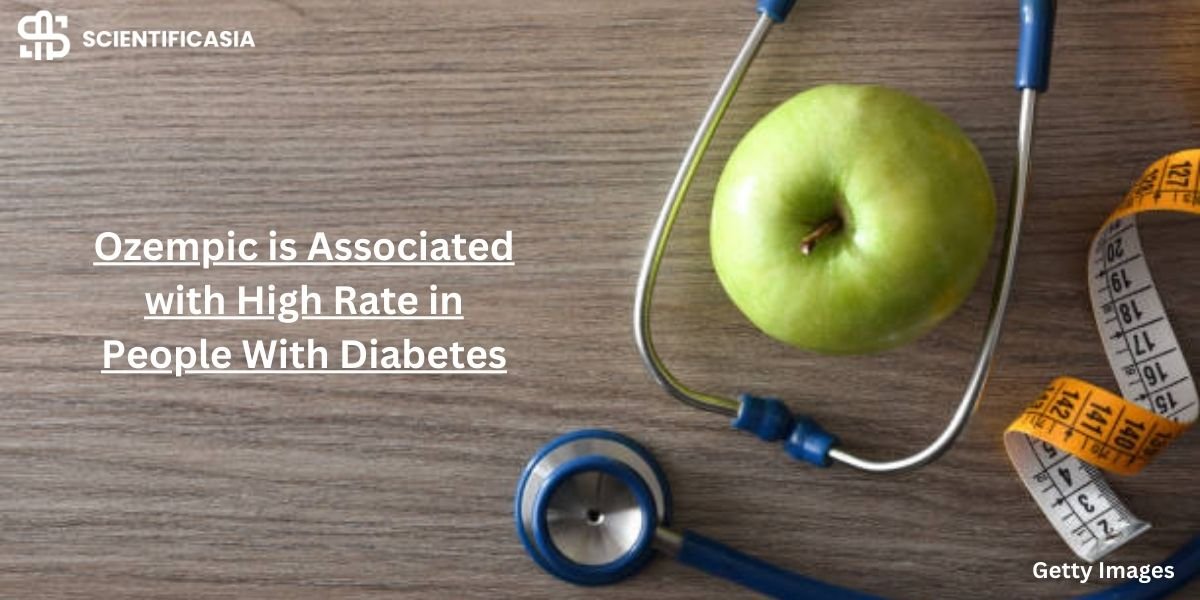 We learned from the study that Ozempic is associated with a high rate in people with diabetes