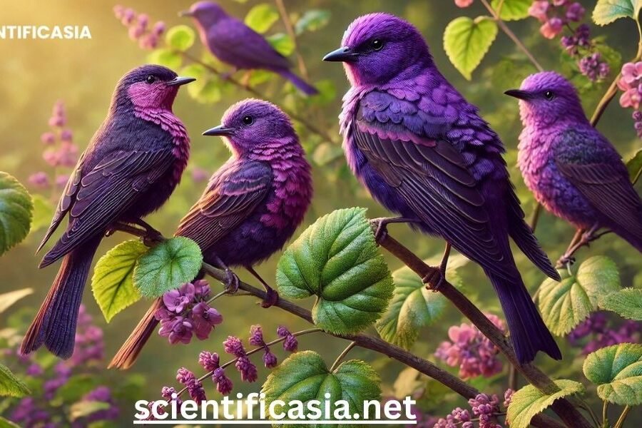 The Enchanting World of Purple Birds