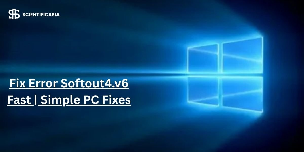 Fix Error Softout4.v6 Fast | Simple PC Fixes