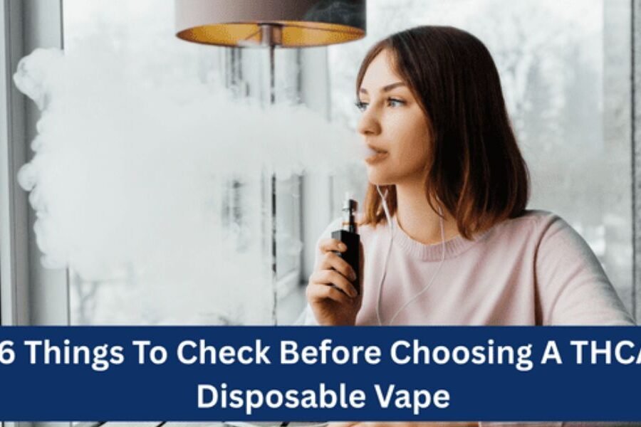 6 Things To Check Before Choosing A THCA Disposable Vape