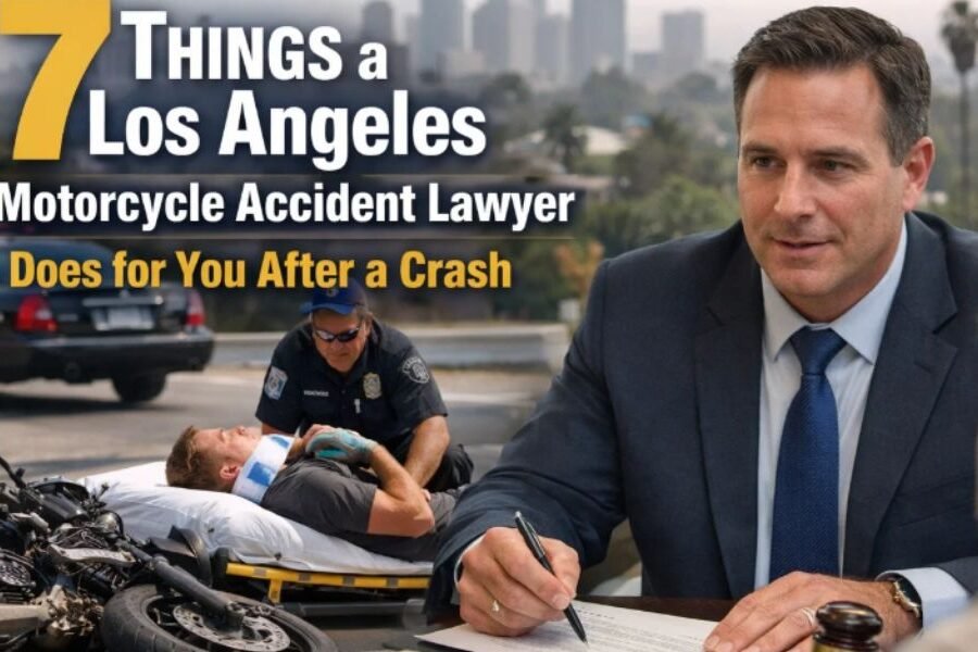 7 Things a Los Angeles Motorcycle Accident Lawyer Does for You After a Crash