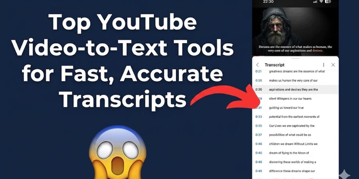 Top YouTube Video-to-Text Tools for Fast, Accurate Transcripts